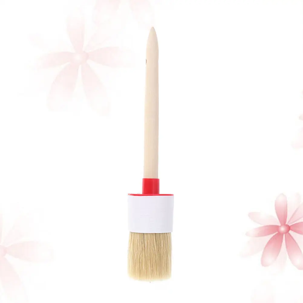 1Pcs Round Bristle Oil Painting Brush with Wooden Handle for Acrylic Gouache Watercolor Bbq Cleaning Portable
1Pcs Round Bristle Oil Painting Brush with Wooden Handle for Acrylic Gouache Watercolor Bbq Cleaning Portable