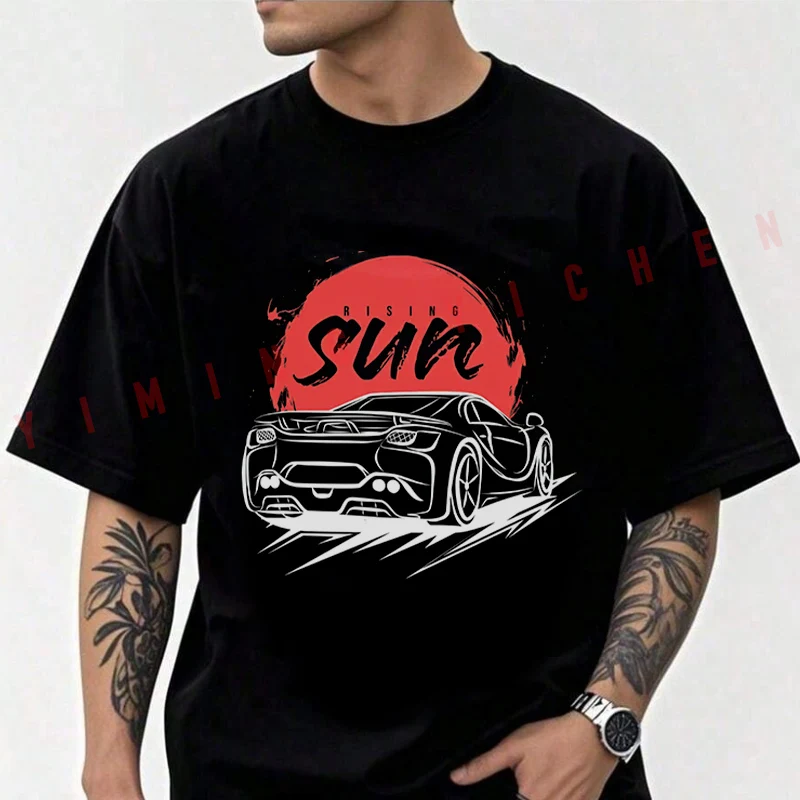 Rising Sun Sports Car Graphic Motorcycle T-Shirt Men Cotton O-neck Short Sleeve TShirt Fashion Tops Tee
Rising Sun Sports Car Graphic Motorcycle T-Shirt Men Cotton O-neck Short Sleeve TShirt Fashion Tops Tee