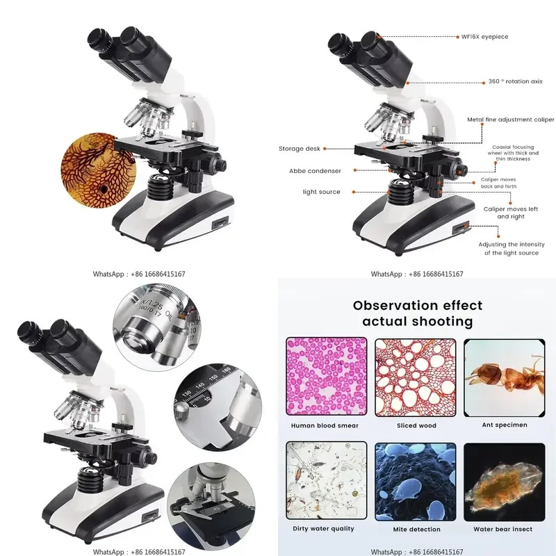 Digital Biological Binocular Microscopes CX23/CX33/CX43 Binocular Microscope With LED Light For Lab And School