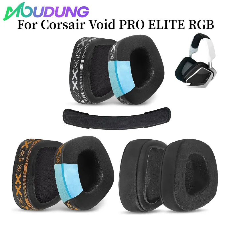 MOUDUNG Replacement Printed ice silk fabric Memory Foam Ear Cushion for Corsair Void PRO ELITE RGB Wireless Gaming Headset 
MOUDUNG Replacement Printed ice silk fabric Memory Foam Ear Cushion for Corsair Void PRO ELITE RGB Wireless Gaming Headset