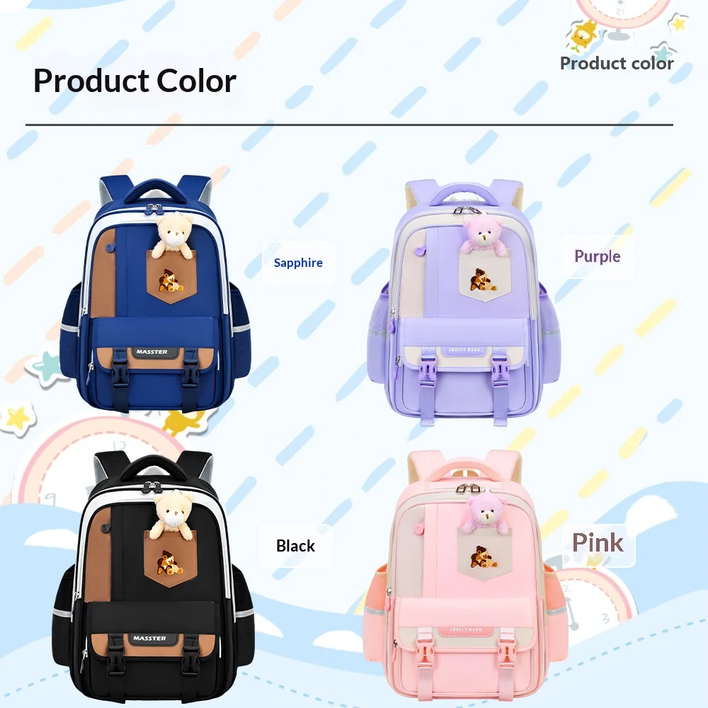 Large Capacity Elementary School Backpack Lightweight Design for Men And Women Spliced Material School Travel Bag
Large Capacity Elementary School Backpack Lightweight Design for Men And Women Spliced Material School Travel Bag