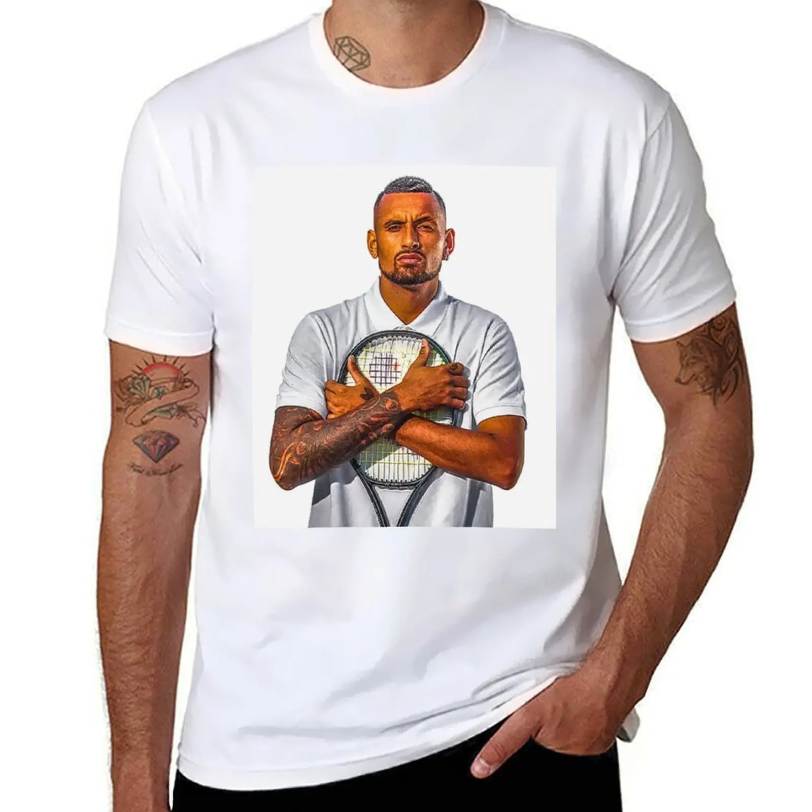 Nick kyrgios T-Shirt t shirts for man cotton t shirts for man graphic funny T-Shirt 
Nick kyrgios T-Shirt t shirts for man cotton t shirts for man graphic funny T-Shirt