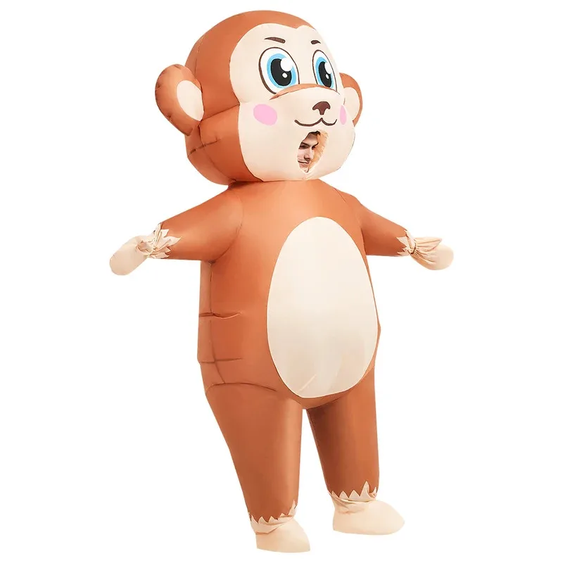 New Animal Monkey Inflatable Costume Suits Dress Anime Cosplay Purim Christmas Halloween Party Costume for Adult Role Play
New Animal Monkey Inflatable Costume Suits Dress Anime Cosplay Purim Christmas Halloween Party Costume for Adult Role Play