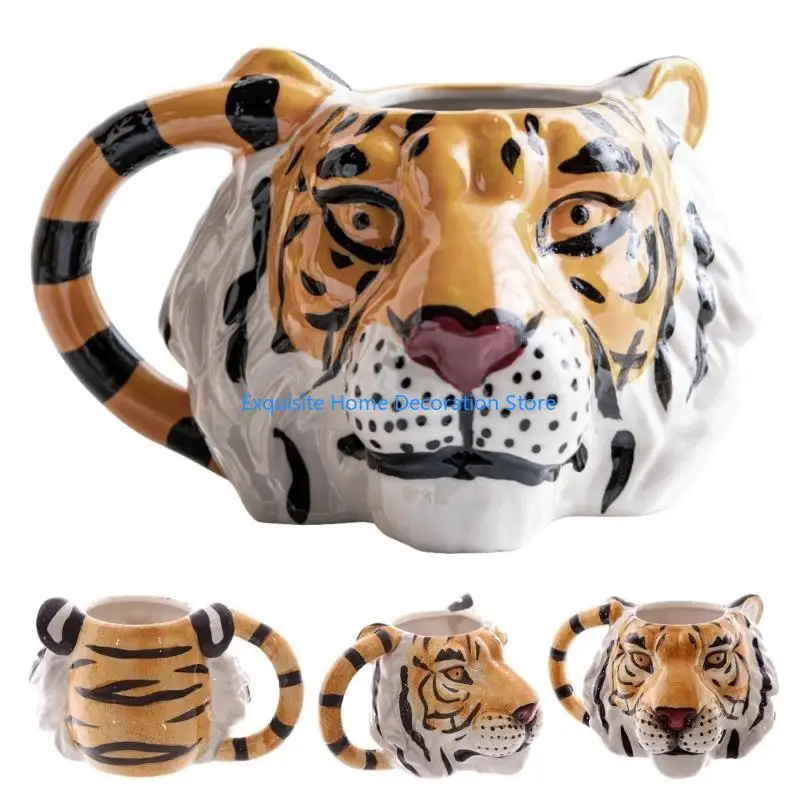L5BF Unique 3D Animal Ceramic Coffee Mug Bright Hand Painted Animal 3D Ceramic Coffee Cup Drinkwares for Artistic Decors
L5BF Unique 3D Animal Ceramic Coffee Mug Bright Hand Painted Animal 3D Ceramic Coffee Cup Drinkwares for Artistic Decors