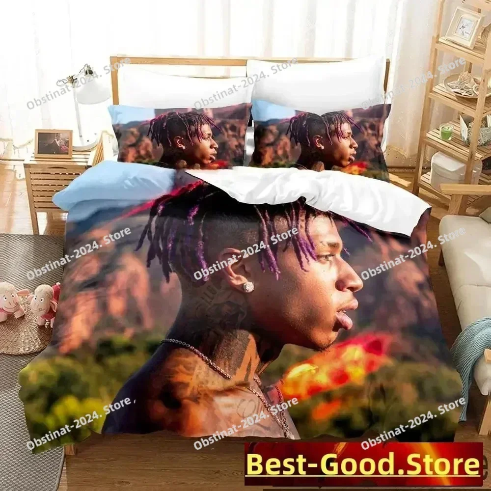 3D NLE Choppa Rapper Bedding Set Printed single Comforter Quilt Bed Cover Duvet Cover Pillow Case 3 Pieces Sets Kids Adult Size
3D NLE Choppa Rapper Bedding Set Printed single Comforter Quilt Bed Cover Duvet Cover Pillow Case 3 Pieces Sets Kids Adult Size