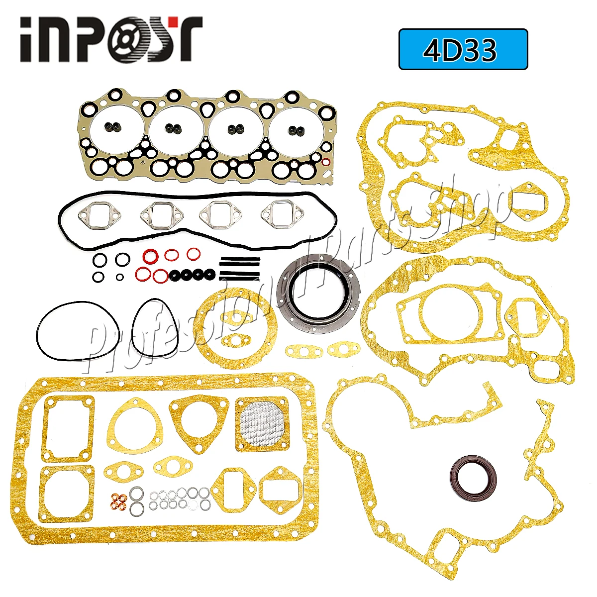1Set 4D33 Full Gasket Kit ME999995 for Mitsubishi 4D33 Engine Gasket Set
1Set 4D33 Full Gasket Kit ME999995 for Mitsubishi 4D33 Engine Gasket Set