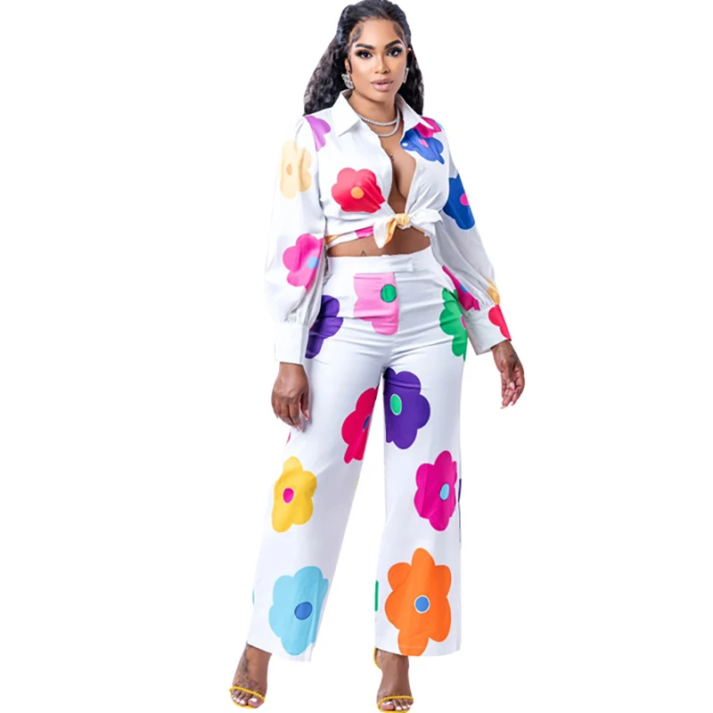 African Clothes Women 2 Piece Set Shirt Tops And Pants Suit 2023 Fashion Color Floral Print Streetwear African Outfits Clothing
African Clothes Women 2 Piece Set Shirt Tops And Pants Suit 2023 Fashion Color Floral Print Streetwear African Outfits Clothing