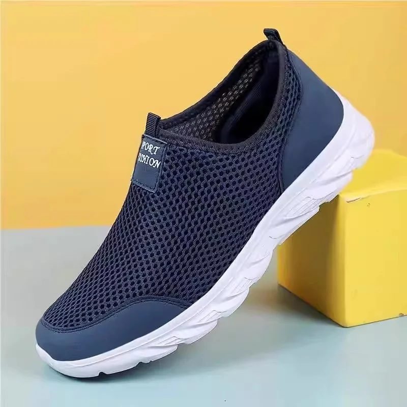 Men's Breathable Mesh Slip-On Shoes Summer Lightweight Sporty Driving Anti-Slip Casual Rubber Sole round Toe Flat Heel
Men's Breathable Mesh Slip-On Shoes Summer Lightweight Sporty Driving Anti-Slip Casual Rubber Sole round Toe Flat Heel