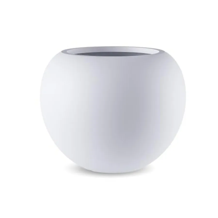 Round Fiberstone Planter for Indoor and Outdoor Use, White, 13.5 H x 17 Dia 12 Pot Opening,Durable with Drainage Hole, Ideal fo
Round Fiberstone Planter for Indoor and Outdoor Use, White, 13.5 H x 17 Dia 12 Pot Opening,Durable with Drainage Hole, Ideal fo