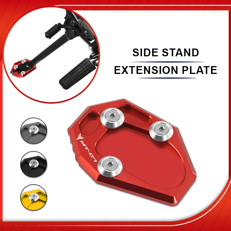 For MT07 MT-09 MT09 SPORT TRACER XSR900 MT03 R3 2014-2024 Motorcycle Side Stand Pad Foot Kickstand Enlarge Extension Plate mt07
For MT07 MT-09 MT09 SPORT TRACER XSR900 MT03 R3 2014-2024 Motorcycle Side Stand Pad Foot Kickstand Enlarge Extension Plate mt07
