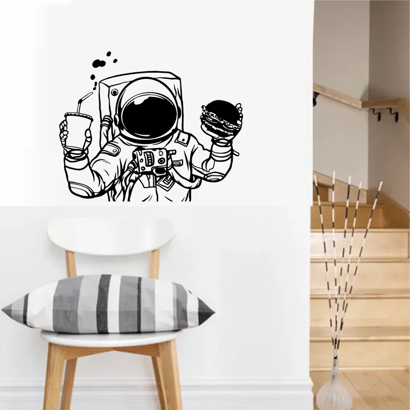 Spaceman Cosmonaut Space Astronaut Burger Fast Food Wall Stickers Vinyl Home Decoration Decals Kids Room #327
Spaceman Cosmonaut Space Astronaut Burger Fast Food Wall Stickers Vinyl Home Decoration Decals Kids Room #327