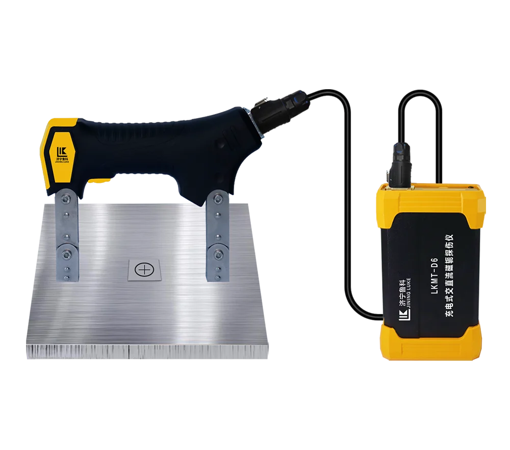 Non-Destructive Testing Rechargeable Lithium Battery LKMT-D6 AC DC Yoke Magnetic Particle Flaw Detector
Non-Destructive Testing Rechargeable Lithium Battery LKMT-D6 AC DC Yoke Magnetic Particle Flaw Detector