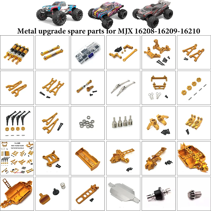 Запасные части MJX Hyper Go 16208 16209 16210 H16H Модифицированный радиоуправляемый дрейф Автомобильный пульт дистанционного управления Металлические детали для обновления автомобиля
Запасные части MJX Hyper Go 16208 16209 16210 H16H Модифицированный радиоуправляемый дрейф Автомобильный пульт дистанционного управления Металлические детали для обновления автомобиля