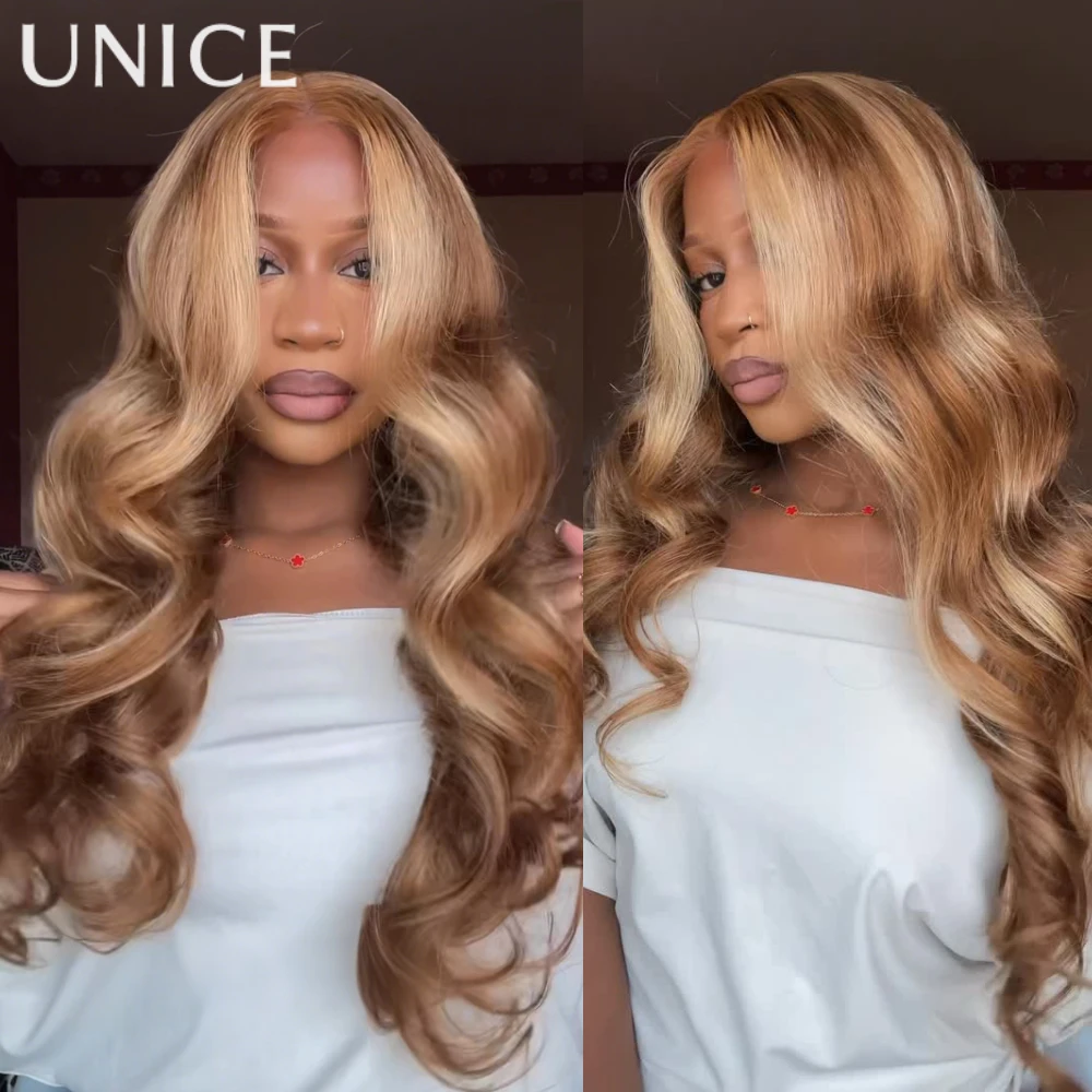 UNice 7x5 и 13x4 кружевной блондин с бликами коричневый парик из человеческих волос с объемной волной
UNice 7x5 и 13x4 кружевной блондин с бликами коричневый парик из человеческих волос с объемной волной