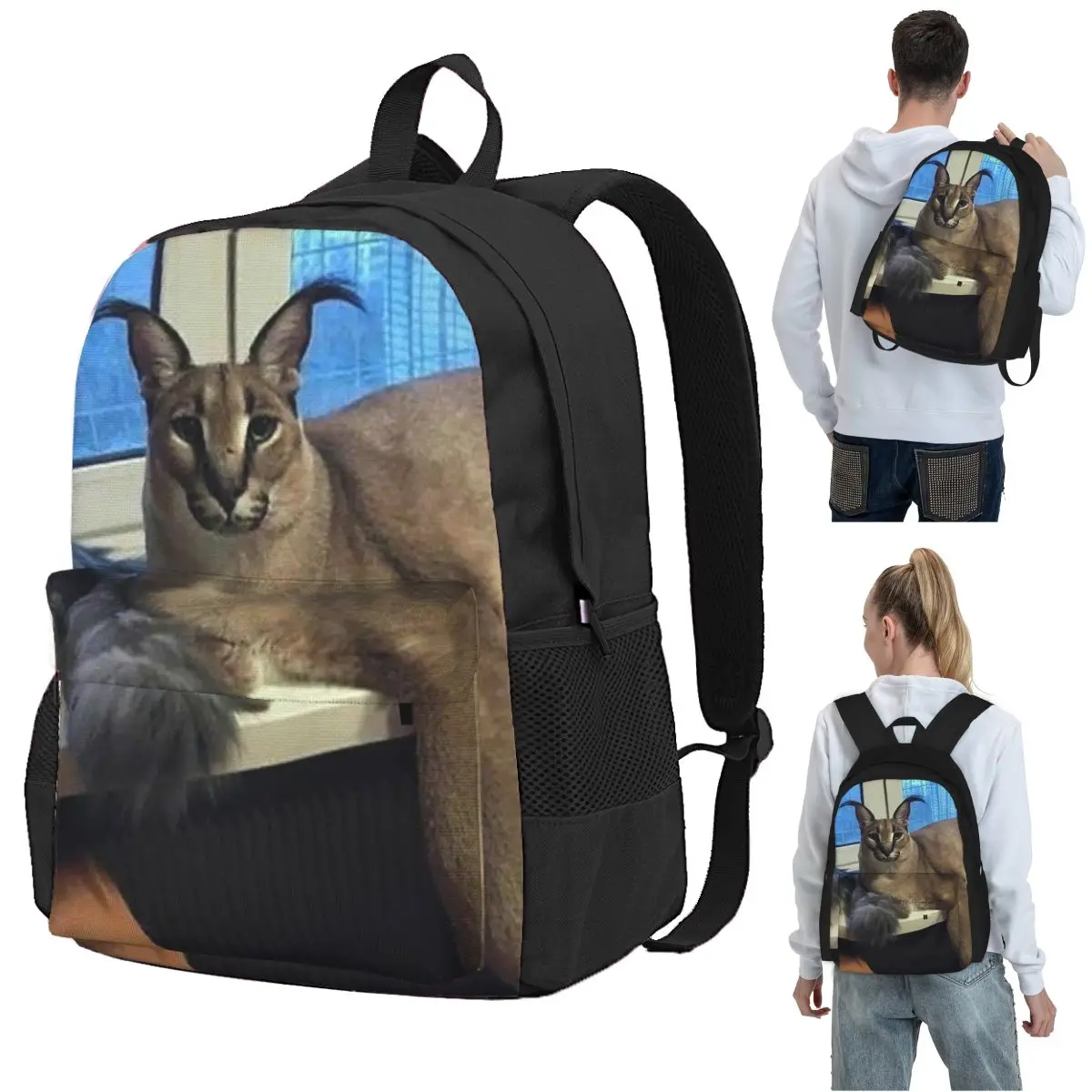 Floppa Backpack Student BookBag Children School Bag Computer Shoulder Bags for Boys Girls
Floppa Backpack Student BookBag Children School Bag Computer Shoulder Bags for Boys Girls
