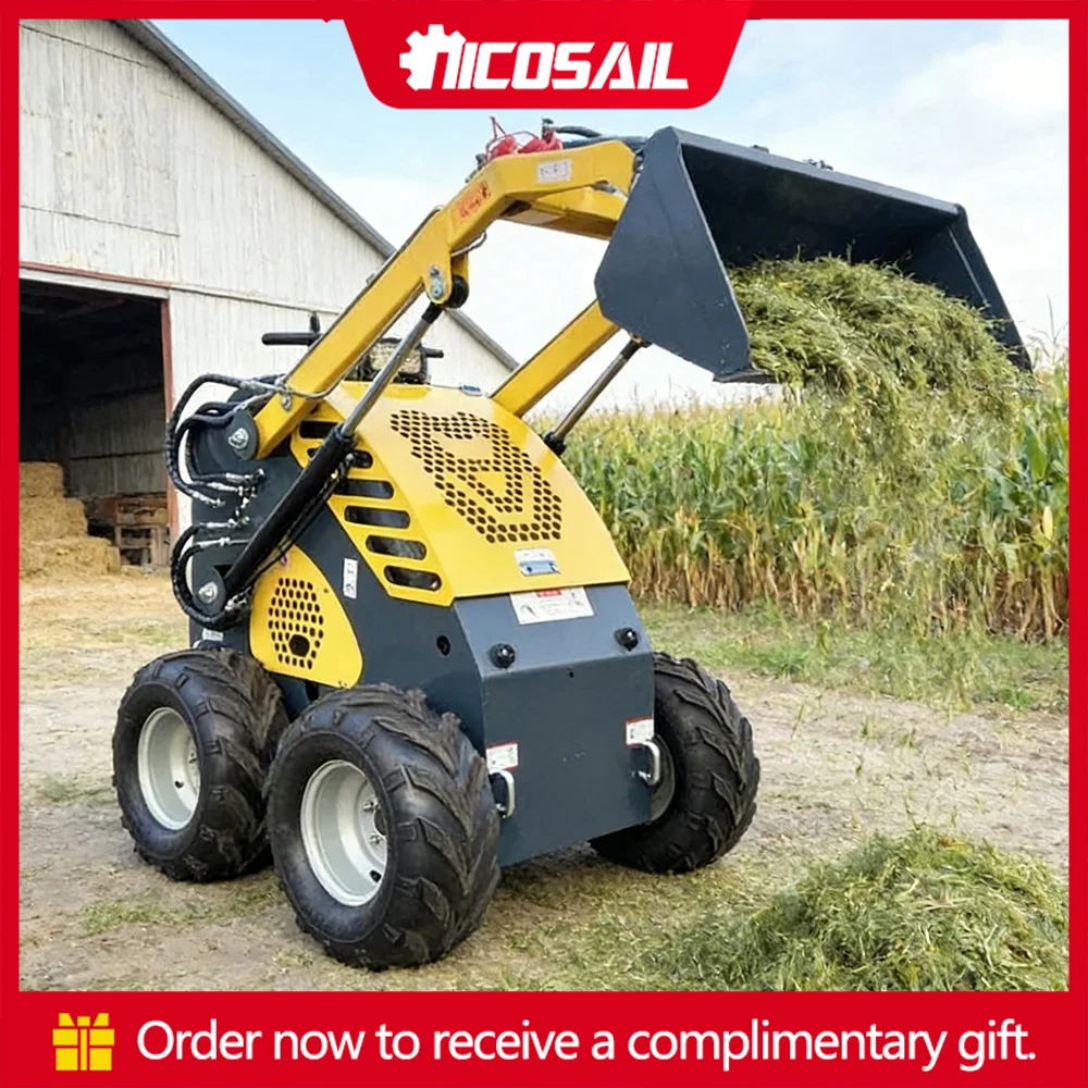 380E skid steer loader with a load capacity of 300kg CE EPA certified for farm garden loading and transportation
380E skid steer loader with a load capacity of 300kg CE EPA certified for farm garden loading and transportation