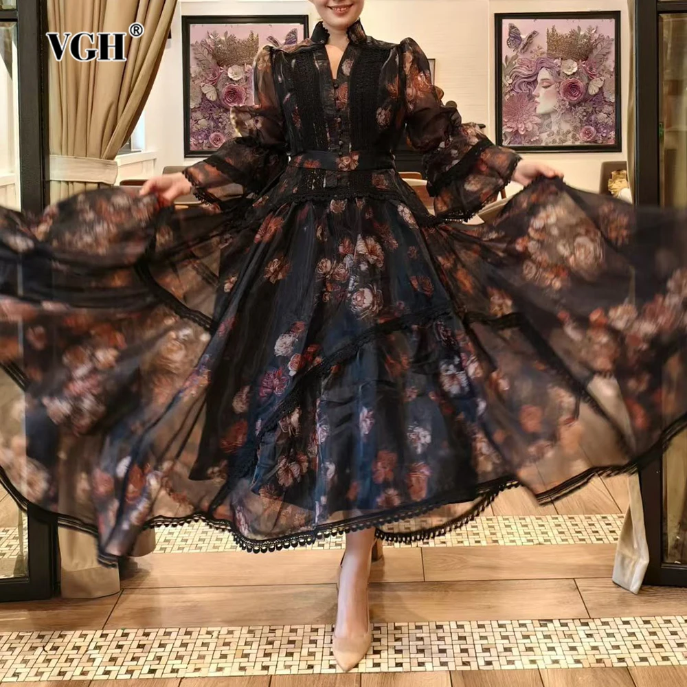 VGH сексуальное длинное платье с цветными блоками и принтом для женщин, воротник-стойка, расклешенный рукав, высокая талия, свидание, вечерние платья трапециевидной формы, женские
VGH сексуальное длинное платье с цветными блоками и принтом для женщин, воротник-стойка, расклешенный рукав, высокая талия, свидание, вечерние платья трапециевидной формы, женские