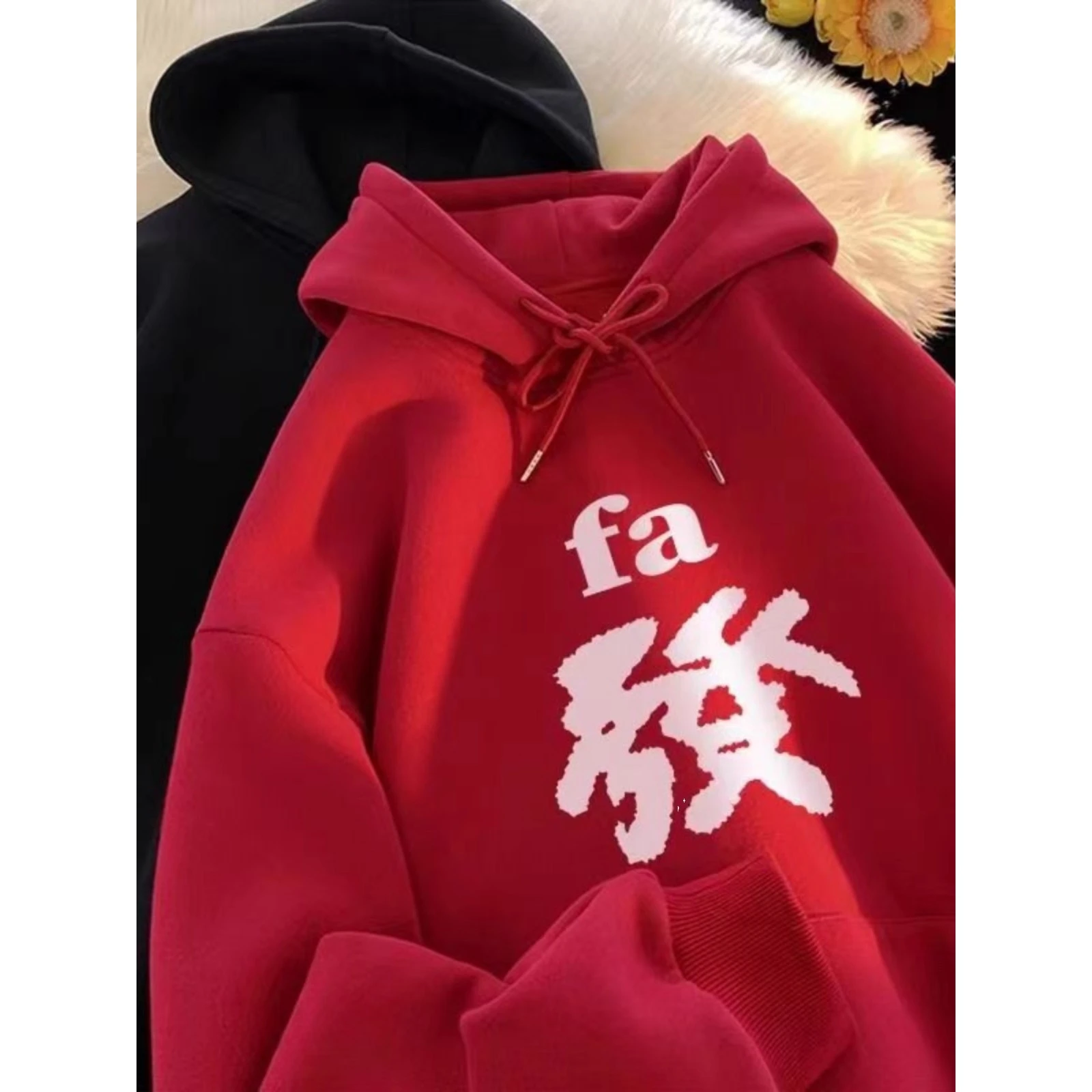 Autumn Winter Large Size Hoodie ex Warm Loose Fit Polyester Fabric Printed Design Youthful Sle Casual Comfortable Top
Autumn Winter Large Size Hoodie ex Warm Loose Fit Polyester Fabric Printed Design Youthful Sle Casual Comfortable Top