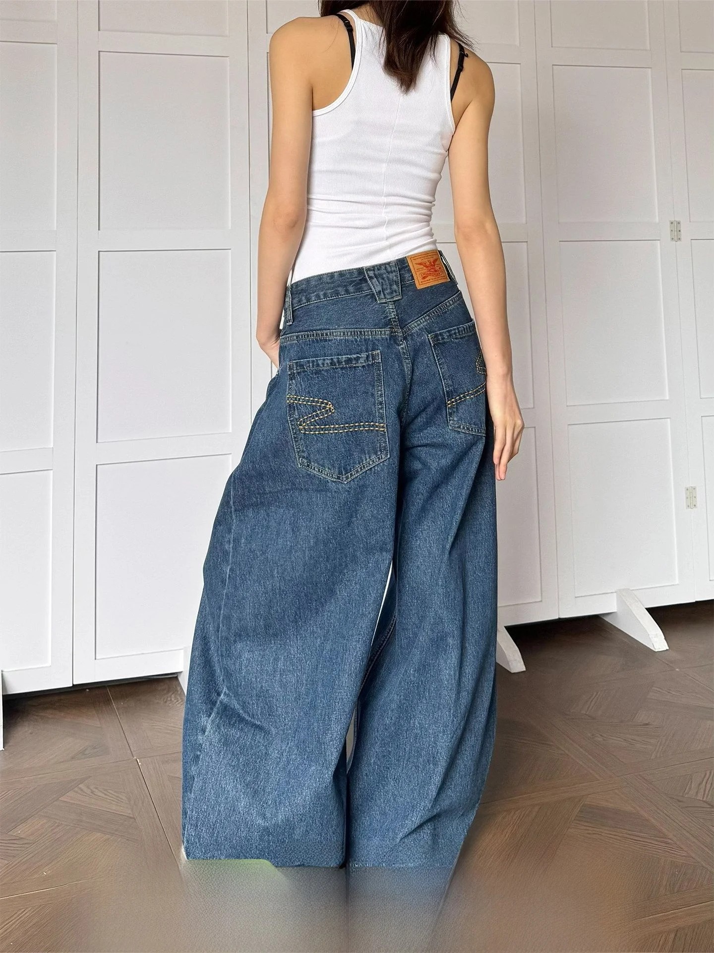 Don Cry Casual Blue Simple Knife Jeans Men Women Loose Fit Comfortable Loose Wide Leg Long Pants Cotton Polyester Blend
Don Cry Casual Blue Simple Knife Jeans Men Women Loose Fit Comfortable Loose Wide Leg Long Pants Cotton Polyester Blend