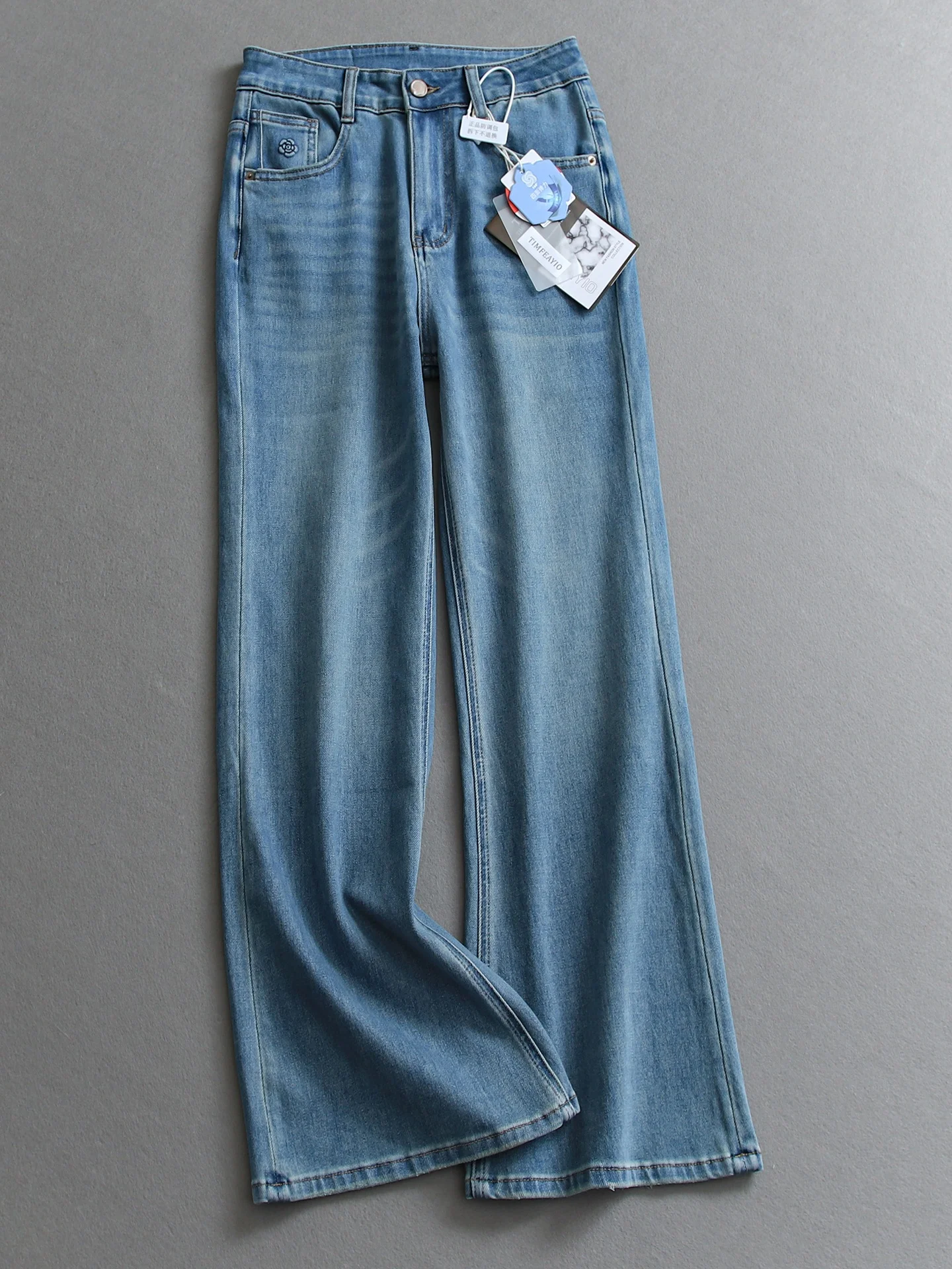 Slimming High Waist Wide Leg Jeans Women's Loose Fit Classic Blue Jeans Bell Bottom Pants Comfortable Breathable All Season
Slimming High Waist Wide Leg Jeans Women's Loose Fit Classic Blue Jeans Bell Bottom Pants Comfortable Breathable All Season