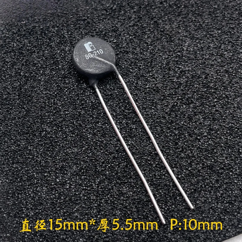 2PCS SG210 SG-210 NTC thermistor surge current limit 4A 7 ohms
2PCS SG210 SG-210 NTC thermistor surge current limit 4A 7 ohms