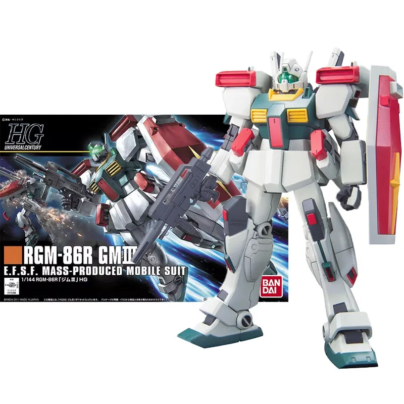 Bandai Original Anime HGUC 126 1/144 RGM-86R GM-Ⅲ Assembly Model kit Action Figure Toys For Kids Collectible Gift
Bandai Original Anime HGUC 126 1/144 RGM-86R GM-Ⅲ Assembly Model kit Action Figure Toys For Kids Collectible Gift