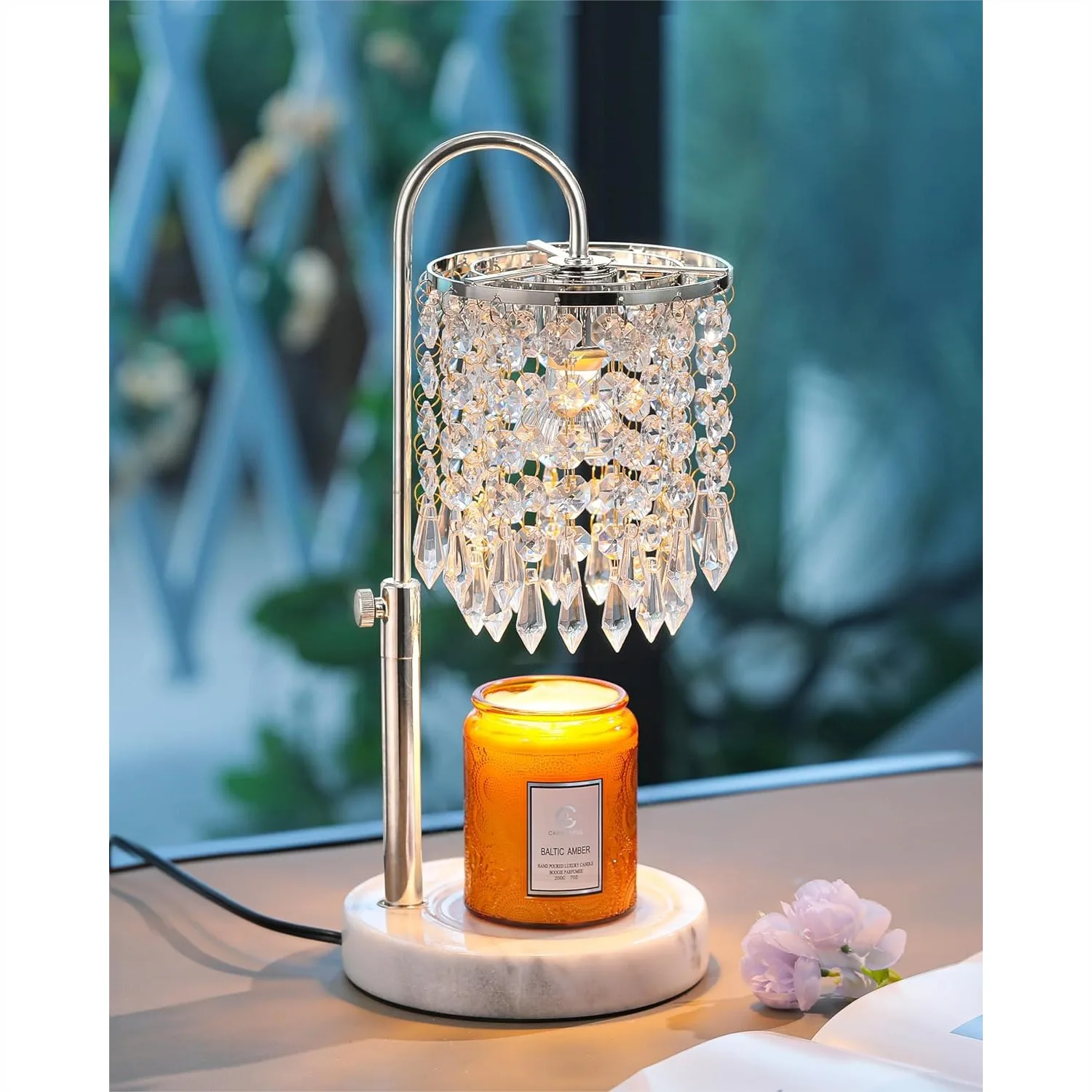 Candle Warmer Lamp with Timer and Dimmer, 3 Bulbs Included, Adjustable Height Marble Base for Jar Candles, Silver Home Decor
Candle Warmer Lamp with Timer and Dimmer, 3 Bulbs Included, Adjustable Height Marble Base for Jar Candles, Silver Home Decor