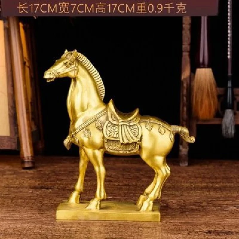Brass Shengshi Tangma Chinese Zodiac Horse Home Living Room Office Win Instant Success Decoration Housewarming
Brass Shengshi Tangma Chinese Zodiac Horse Home Living Room Office Win Instant Success Decoration Housewarming