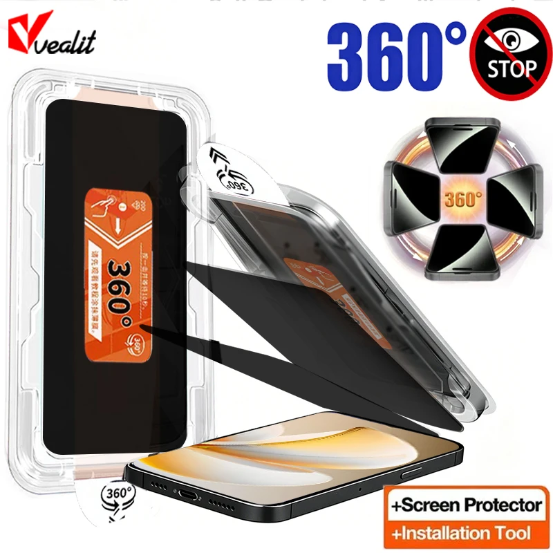 1-2Pcs 360 Degree Easy Install Anti-Spy Tempered Glass For Realme Narzo 80 Lite 70 Turbo 60 60X 50 Q5 Q3 Pro Screen Protector
1-2Pcs 360 Degree Easy Install Anti-Spy Tempered Glass For Realme Narzo 80 Lite 70 Turbo 60 60X 50 Q5 Q3 Pro Screen Protector