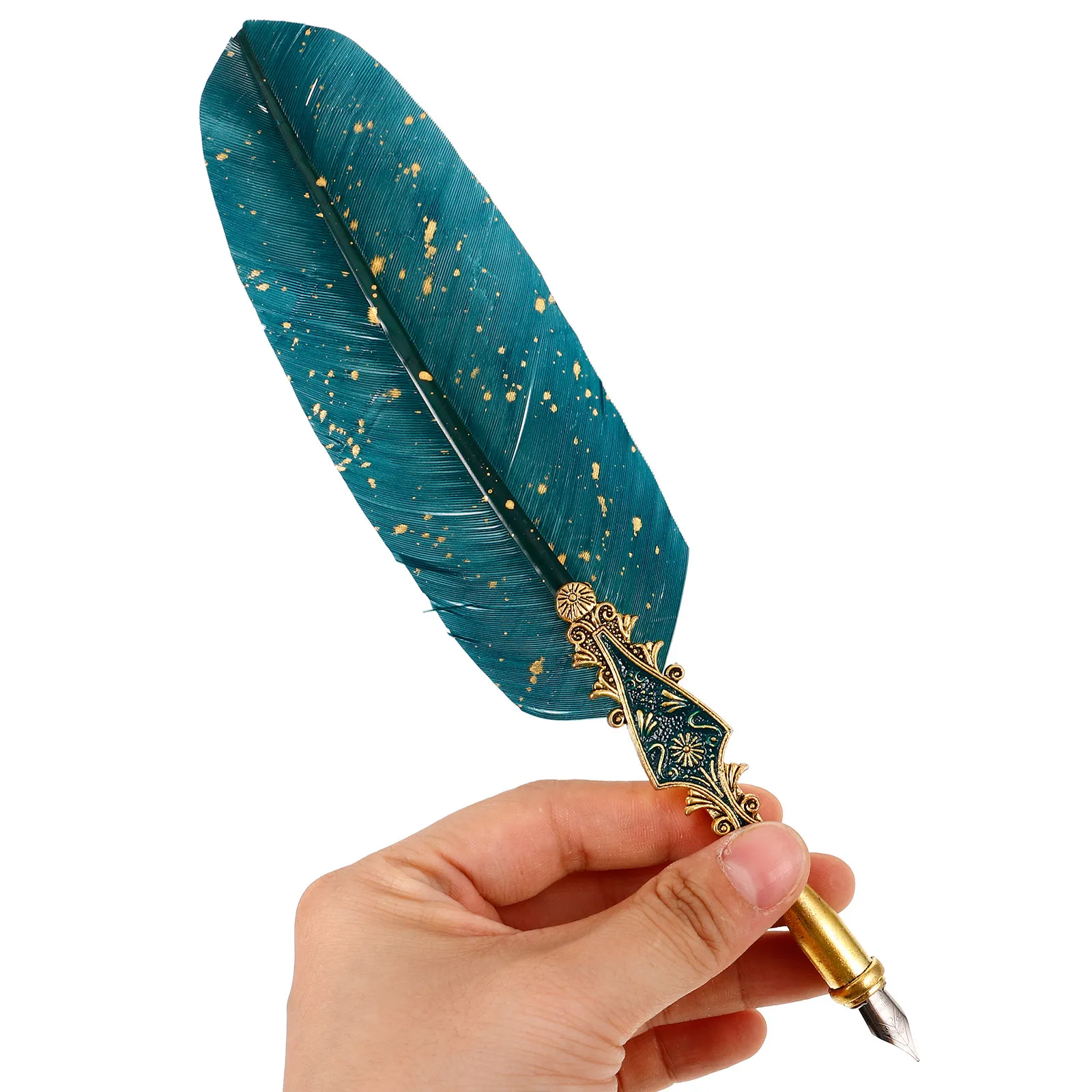 1Set Exquisite Retro Quill Pen Kit Includes Replacement Nibs for Smooth Writing Drawing Calligraphy Practice Portable Fountain
1Set Exquisite Retro Quill Pen Kit Includes Replacement Nibs for Smooth Writing Drawing Calligraphy Practice Portable Fountain