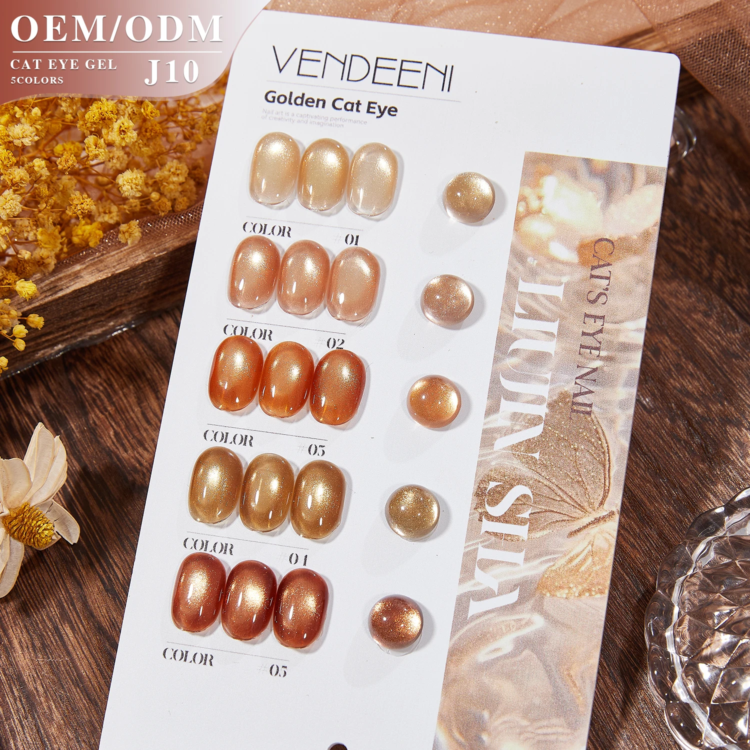 Vendeeni New Seasonal Trend 5 Colors Golden Cat Eye Gel Collection Wholesale Nail Art Painting UV Gel Cat Eye Polish
Vendeeni New Seasonal Trend 5 Colors Golden Cat Eye Gel Collection Wholesale Nail Art Painting UV Gel Cat Eye Polish