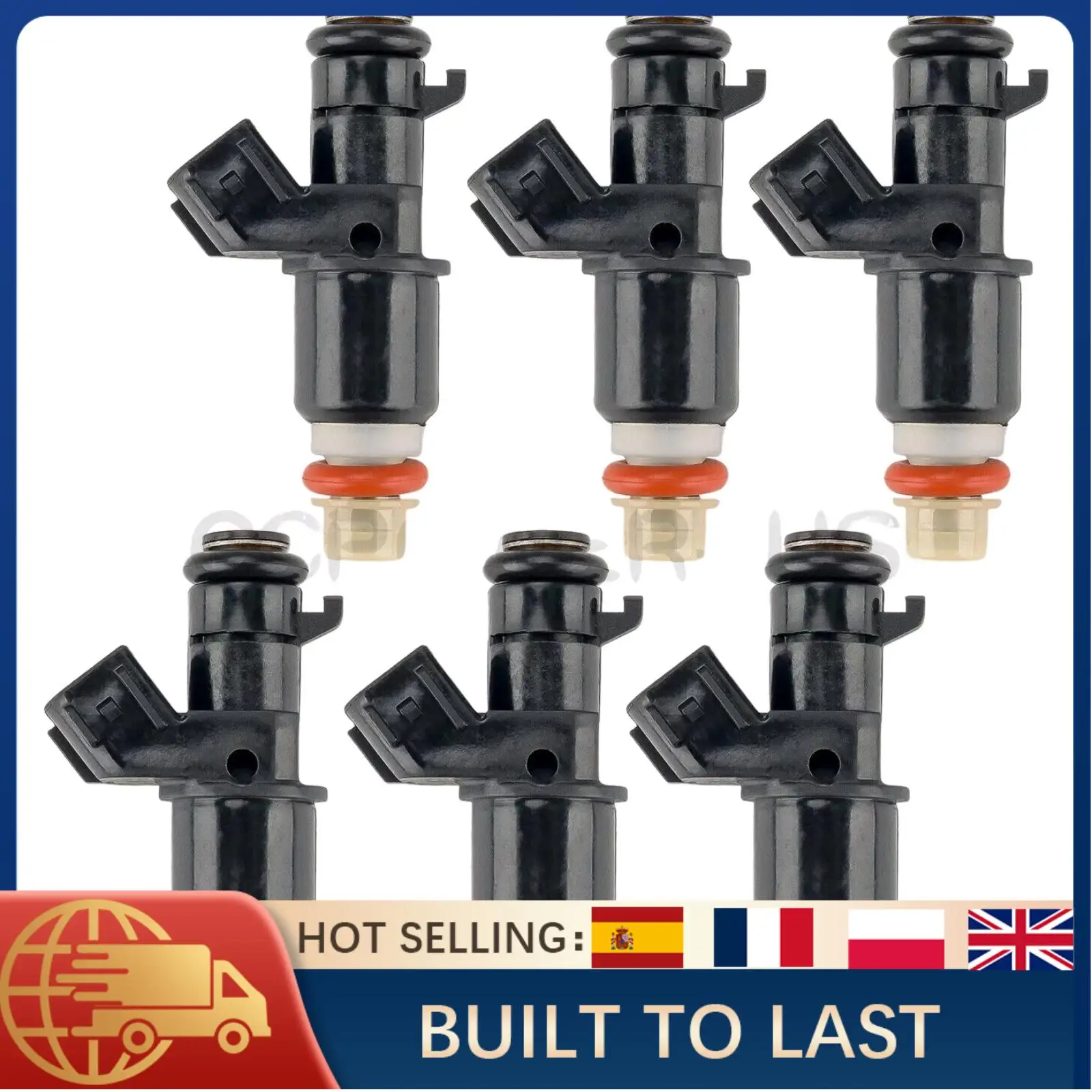 6PCS Fuel Injectors for Honda Accord Odyssey Pilot Ridgeline Acura TL ILX Saturn Vue V6 Plug & Play Engine Parts
6PCS Fuel Injectors for Honda Accord Odyssey Pilot Ridgeline Acura TL ILX Saturn Vue V6 Plug & Play Engine Parts