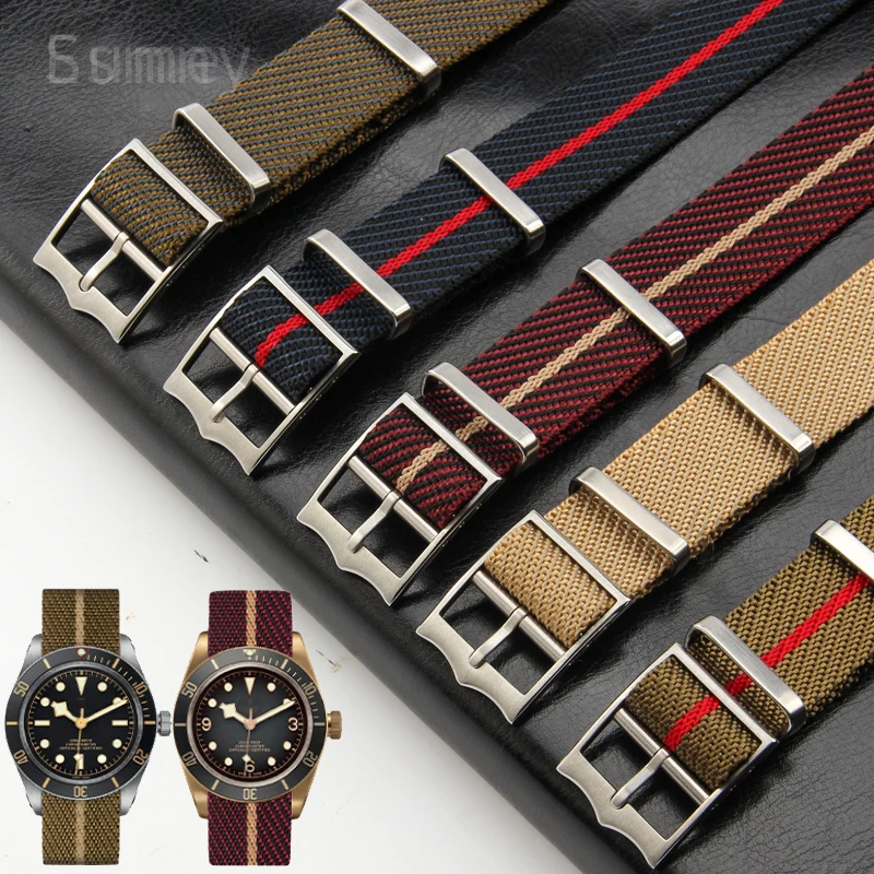 Soft Elastic Nylon Watchband for Tudor Biwan Series Omega Seahorse 300 Seiko Rolex Strap with Stainless Steel Buckle 22 22mm
Soft Elastic Nylon Watchband for Tudor Biwan Series Omega Seahorse 300 Seiko Rolex Strap with Stainless Steel Buckle 22 22mm