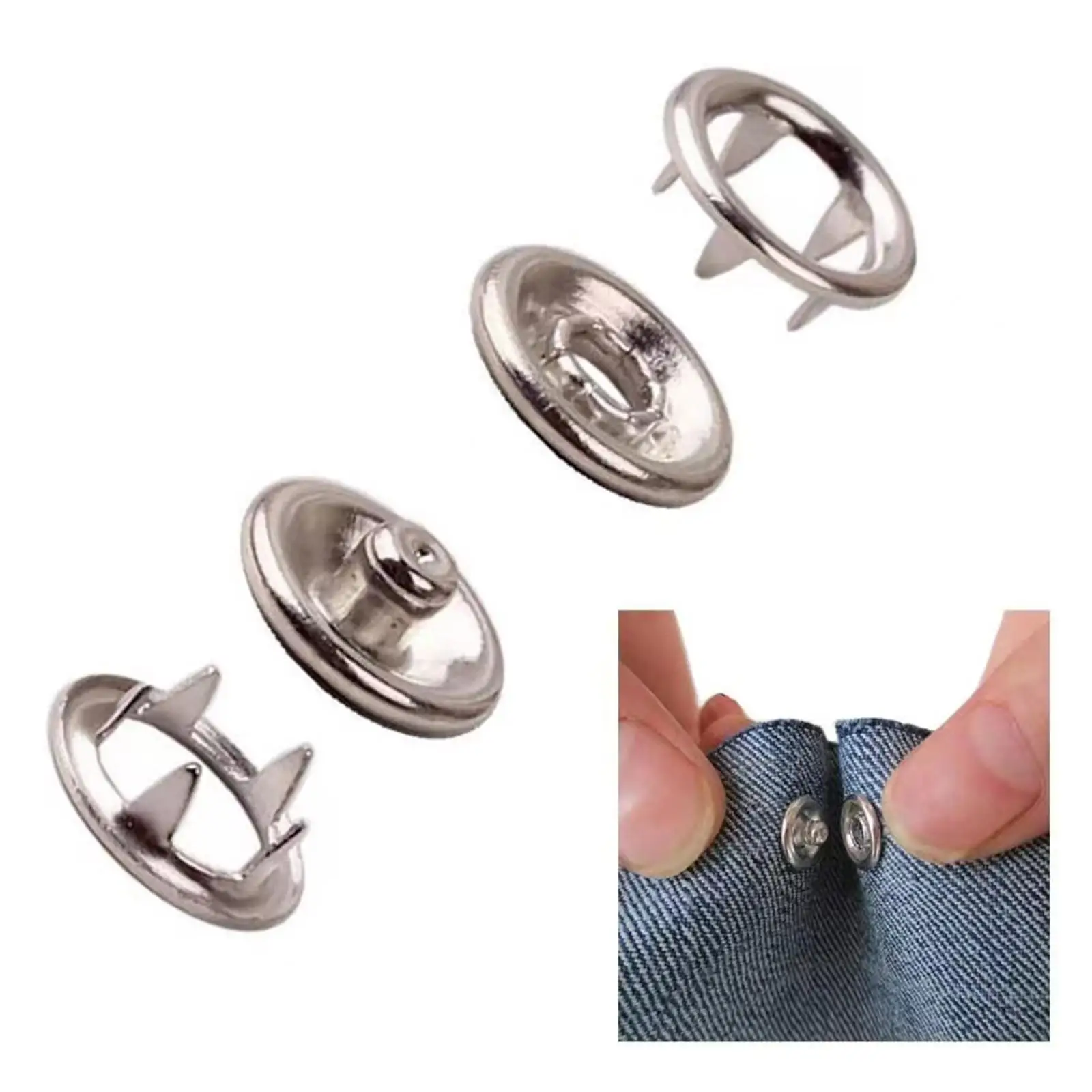 100 Sets Metal Snaps Buttons with Fastener Pliers Hollow Heavy Duty Studs Solid
100 Sets Metal Snaps Buttons with Fastener Pliers Hollow Heavy Duty Studs Solid