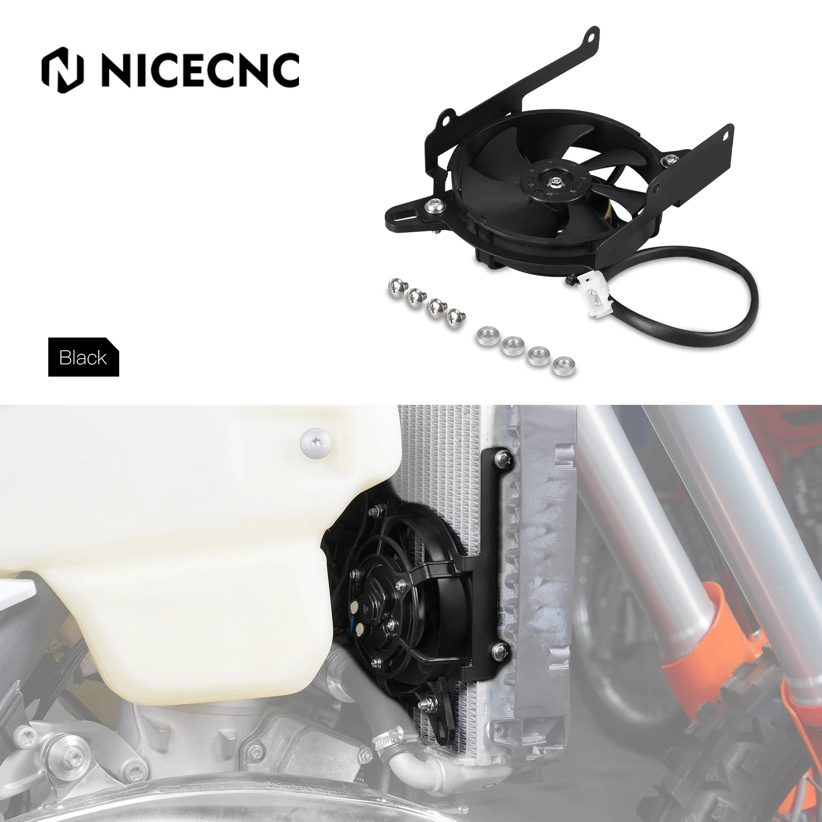 NICECNC 2024-2025 For KTM EXC 300 SX 125 EXCF 350 XCW For Husqvarna TE300 GasGas EC300 12V TBI Electric Radiator Cooling Fan Kit
NICECNC 2024-2025 For KTM EXC 300 SX 125 EXCF 350 XCW For Husqvarna TE300 GasGas EC300 12V TBI Electric Radiator Cooling Fan Kit