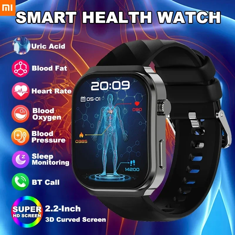 Xiaomi 2025 Новые Смарт-часы с искусственным интеллектом и здоровьем, липиды в крови, мочевой кислоты, Bluetooth-вызов, кровяное давление, здоровье, умные часы для мужчин и женщин
Xiaomi 2025 Новые Смарт-часы с искусственным интеллектом и здоровьем, липиды в крови, мочевой кислоты, Bluetooth-вызов, кровяное давление, здоровье, умные часы для мужчин и женщин