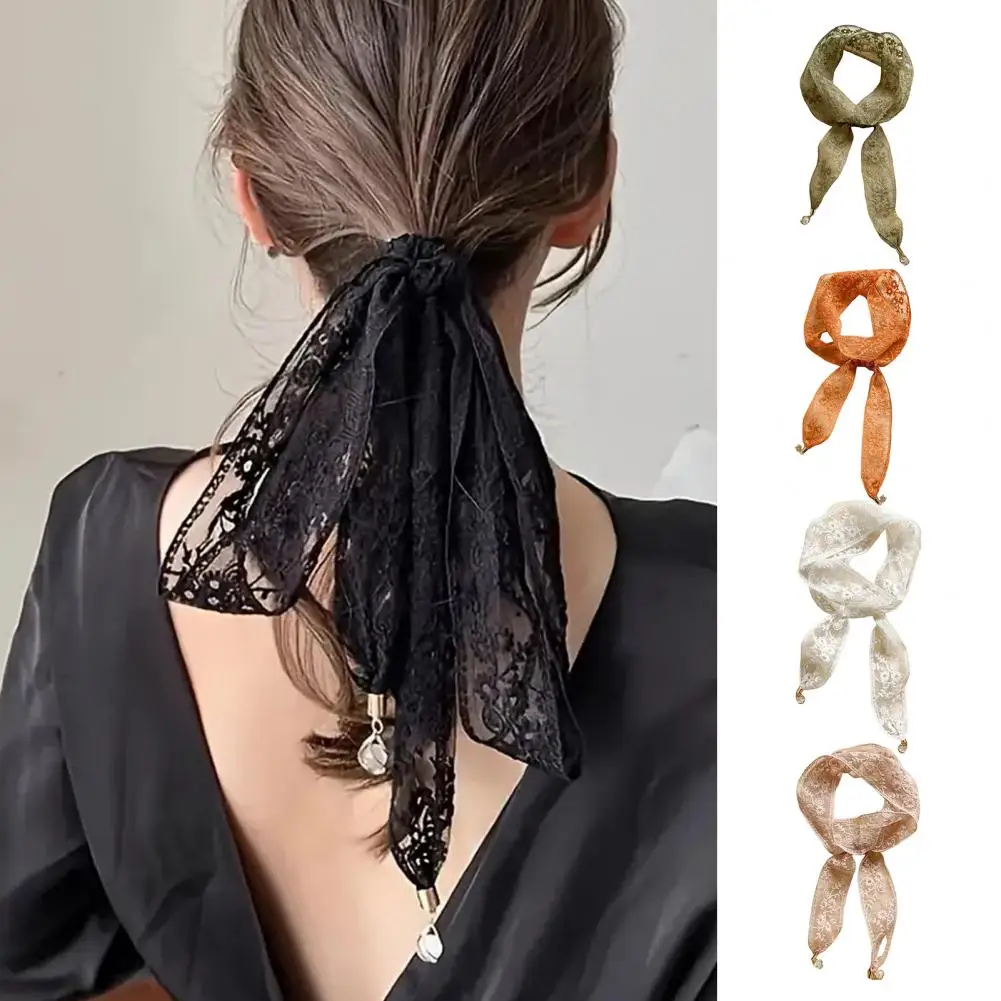Flower Lace Ribbon Hair Scarf Transparent Korean Style Braids Headband Dressing Decoration Hair Accessories Long Neck Scarves
Flower Lace Ribbon Hair Scarf Transparent Korean Style Braids Headband Dressing Decoration Hair Accessories Long Neck Scarves