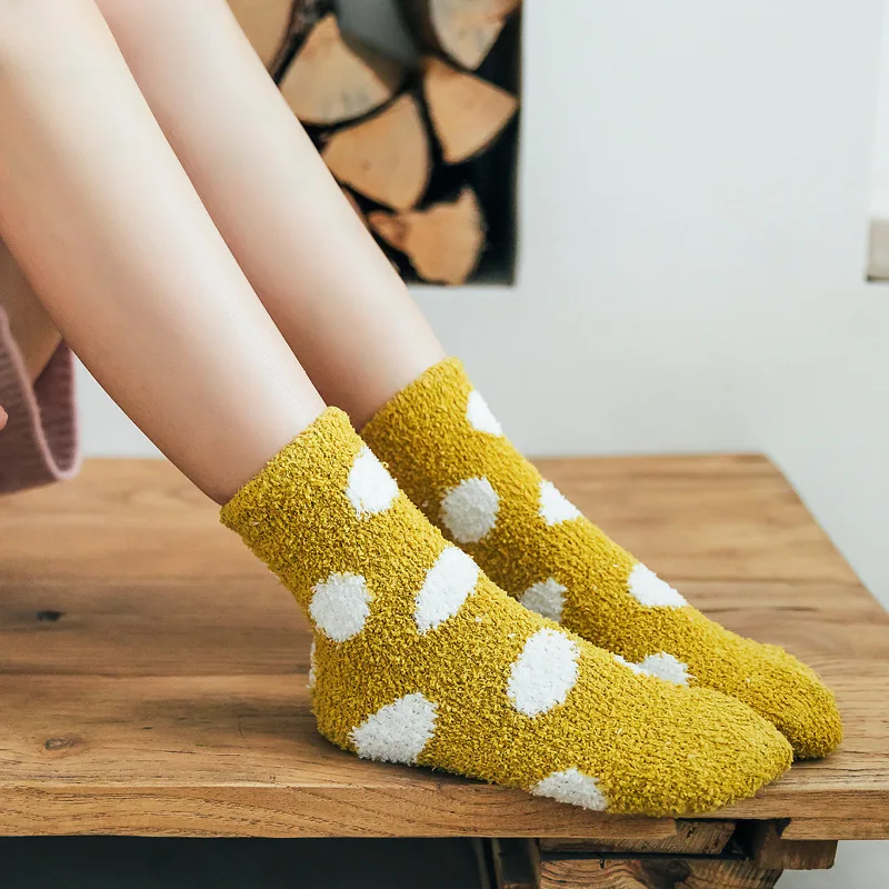Socks Women Coral Velvet Winter Warm Home Indoor Floor Terry Towel Fuzzy Sock Sox Cute Candy Color Solid Soft Fluffy Dot Socks
Socks Women Coral Velvet Winter Warm Home Indoor Floor Terry Towel Fuzzy Sock Sox Cute Candy Color Solid Soft Fluffy Dot Socks