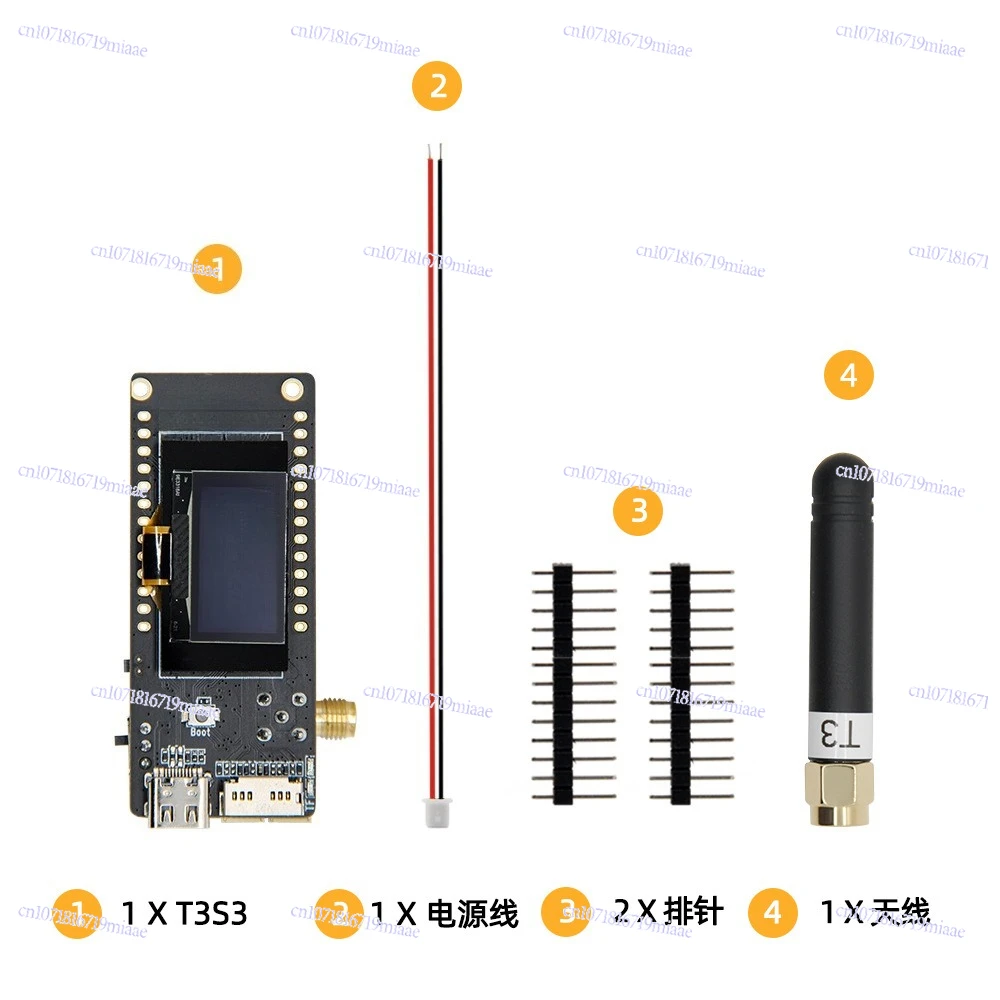 T3S3-LR1121 2,4G ESP32-S3 с модулем разработки OLED-дисплея 0,96 дюйма для проектов IoT
T3S3-LR1121 2,4G ESP32-S3 с модулем разработки OLED-дисплея 0,96 дюйма для проектов IoT