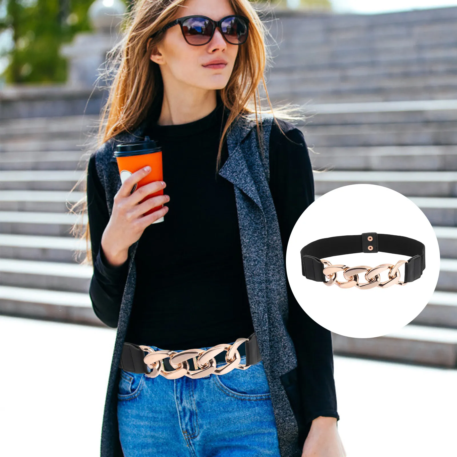 1pc Elastic Waist For Women Lightweight Durable Fashion Dress Coat Casual Lady Decorative Clothes Lady Waist Belt Belt
1pc Elastic Waist For Women Lightweight Durable Fashion Dress Coat Casual Lady Decorative Clothes Lady Waist Belt Belt