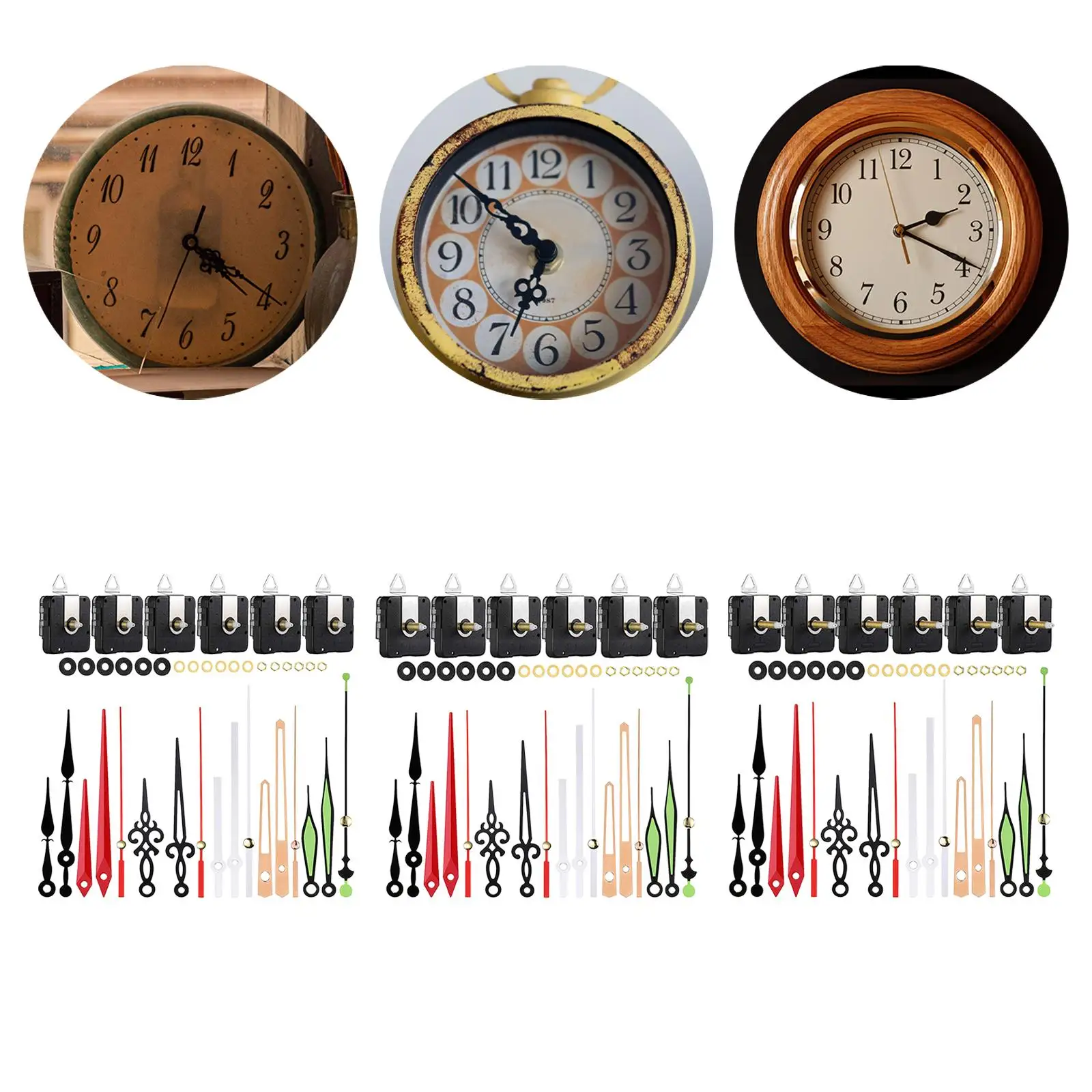 Mechanical Wall Clock Movement Kit DIY Clock Mechanism Repair Parts with Hands for Living Room Bedroom
Mechanical Wall Clock Movement Kit DIY Clock Mechanism Repair Parts with Hands for Living Room Bedroom