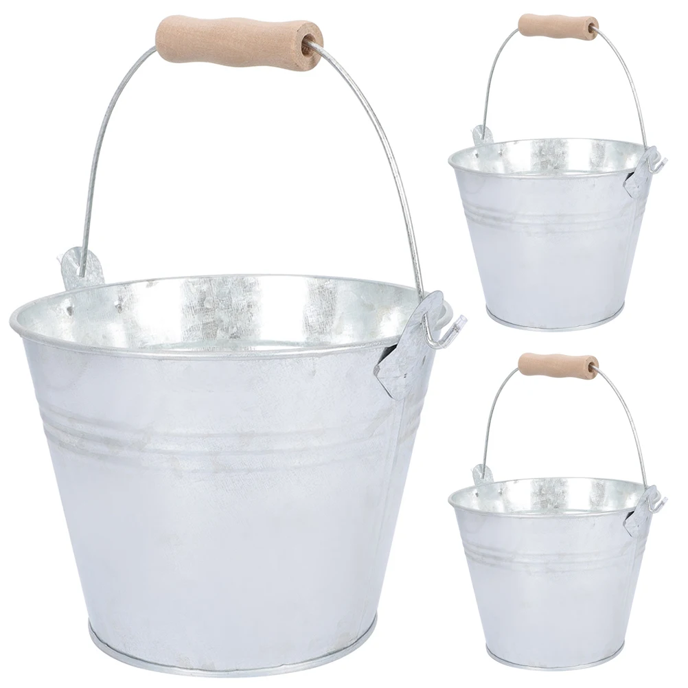 3pcs Tin Bucket Set BBQ Coal Holder Flowerpot Compact Storage Outdoor Metal Iron Pail Fireplace Ash Bucket Grease Container
3pcs Tin Bucket Set BBQ Coal Holder Flowerpot Compact Storage Outdoor Metal Iron Pail Fireplace Ash Bucket Grease Container