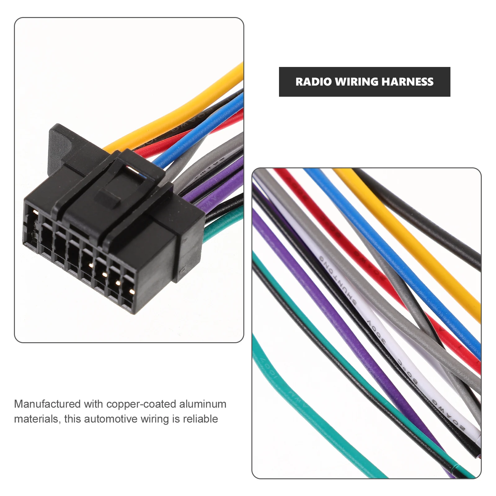 2Pcs Car Radio Plug Wiring Harness Copper Aluminum Connectors Terminal Automotive Speaker Wire Stereo Installation
2Pcs Car Radio Plug Wiring Harness Copper Aluminum Connectors Terminal Automotive Speaker Wire Stereo Installation