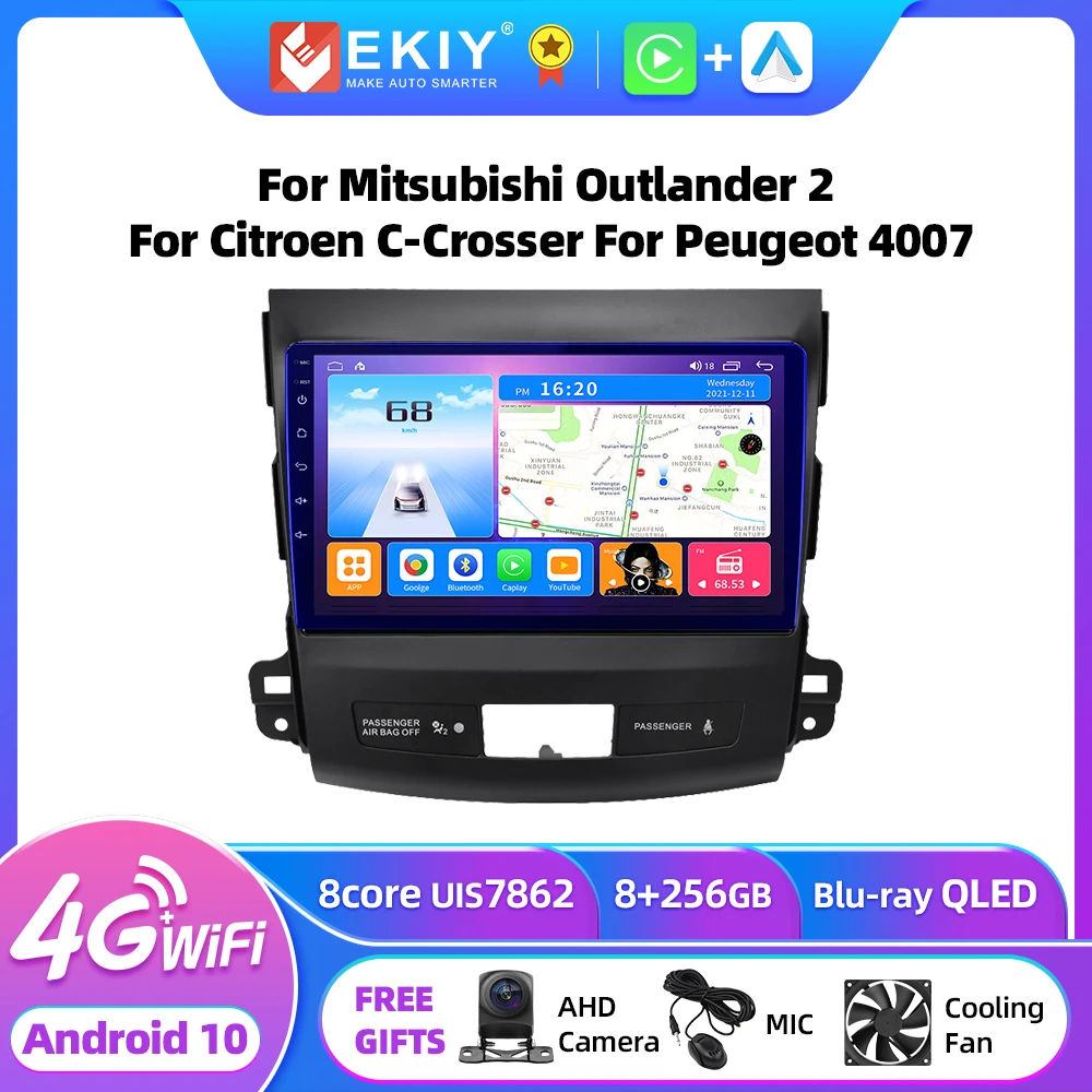 EKIY T7 QLED Android Car Radio For Mitsubishi Outlander 2 For Citroen C-Crosser For Peugeot 4007 Multimedia Video GPS Navi DVD
EKIY T7 QLED Android Car Radio For Mitsubishi Outlander 2 For Citroen C-Crosser For Peugeot 4007 Multimedia Video GPS Navi DVD