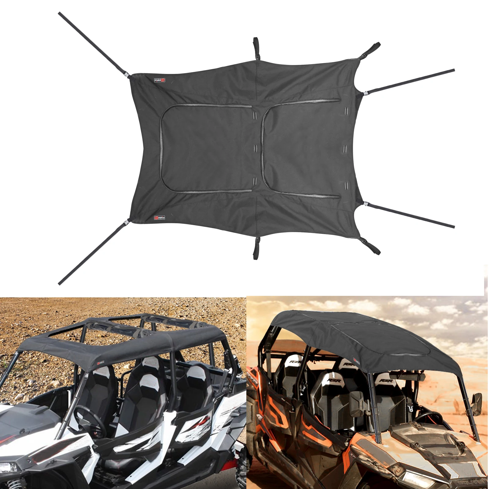 For RZR 1000 4 Soft Top Roof Convertible RZR Canvas Fabric with Sunroof for UTV 2015-2019 Polaris RZR 4 900/XP 4 1000/Turbo
For RZR 1000 4 Soft Top Roof Convertible RZR Canvas Fabric with Sunroof for UTV 2015-2019 Polaris RZR 4 900/XP 4 1000/Turbo