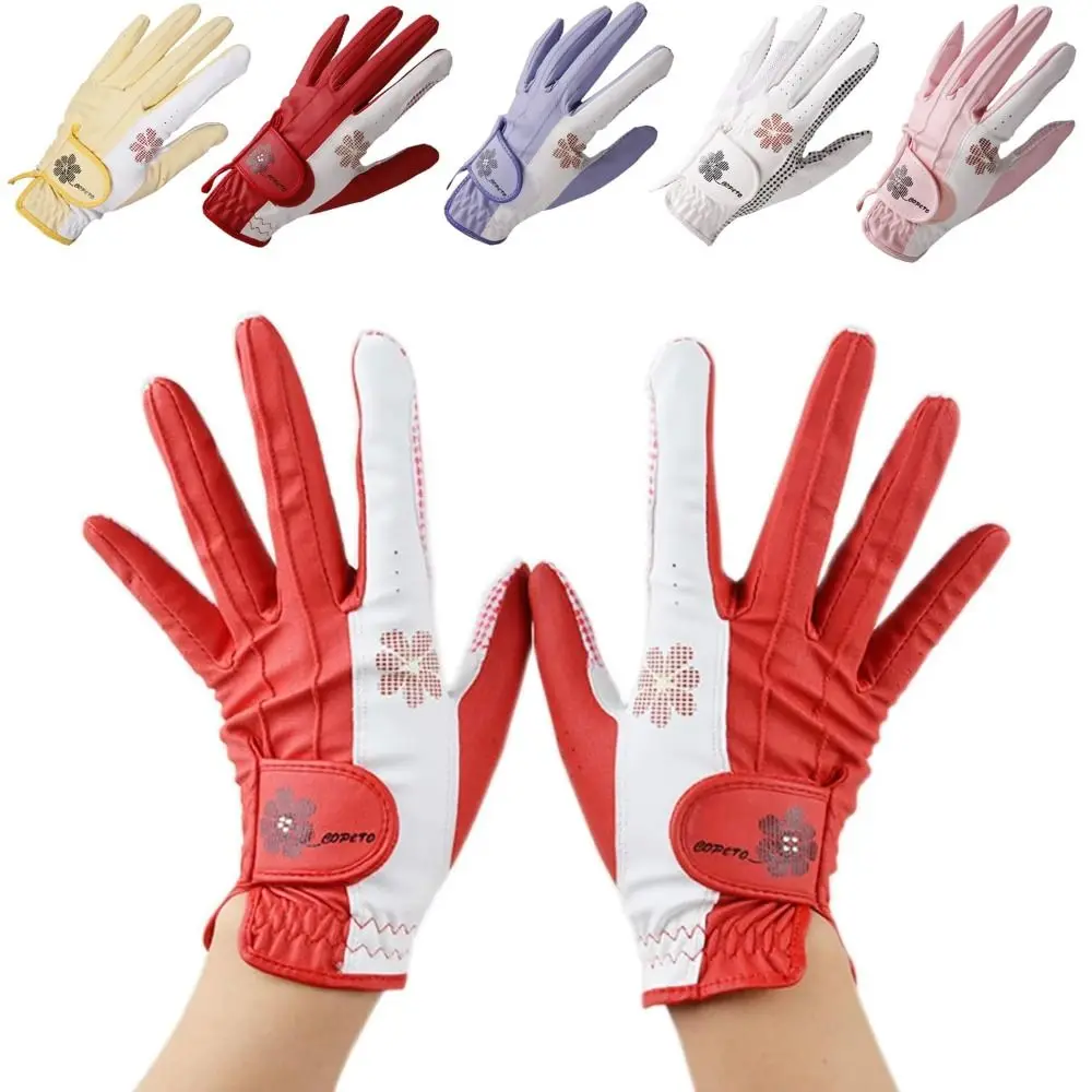 A Pair Anti-slip Golf Gloves Enhanced Grip Breathable Ladies Golf Gloves Soft Flex Wear-resisting Golf Accessories
A Pair Anti-slip Golf Gloves Enhanced Grip Breathable Ladies Golf Gloves Soft Flex Wear-resisting Golf Accessories