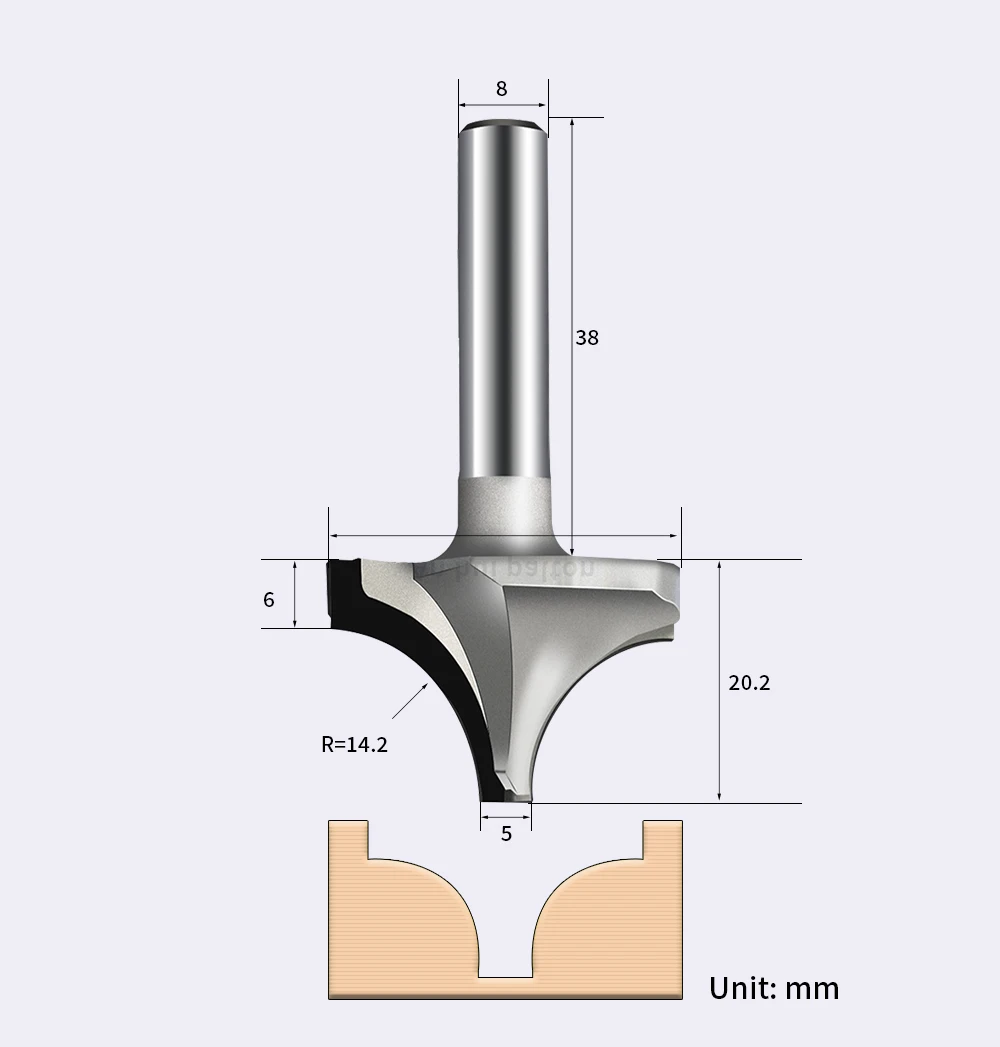 Cheap Price Woodworking PCD Profile Wood Router Bits Wooded Round Chamfering Diamond Round Cutting Tools for Woodworking
Cheap Price Woodworking PCD Profile Wood Router Bits Wooded Round Chamfering Diamond Round Cutting Tools for Woodworking