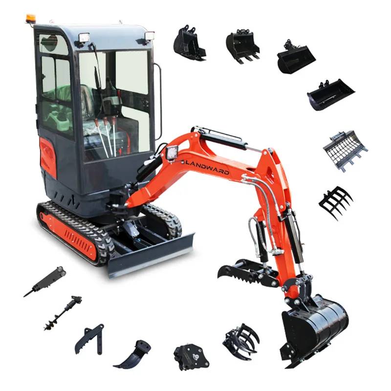 Wholesale Mini Excavator 1.6 Ton Construction Machinery Mini Excavator 1 Ton Cheap Crawler Digger Small Excavator Customized
Wholesale Mini Excavator 1.6 Ton Construction Machinery Mini Excavator 1 Ton Cheap Crawler Digger Small Excavator Customized