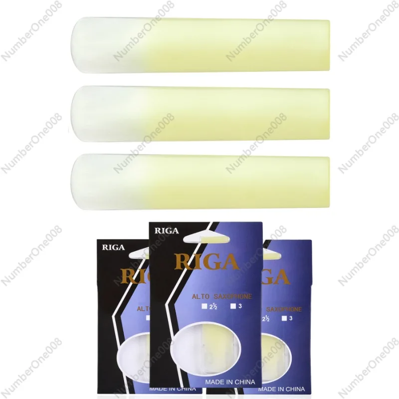 Pack of 3, Resin Reed, Alto Saxophone Reed - Hardness 1.5, 2.0, 2.5 Alto Sax Reed
Pack of 3, Resin Reed, Alto Saxophone Reed - Hardness 1.5, 2.0, 2.5 Alto Sax Reed