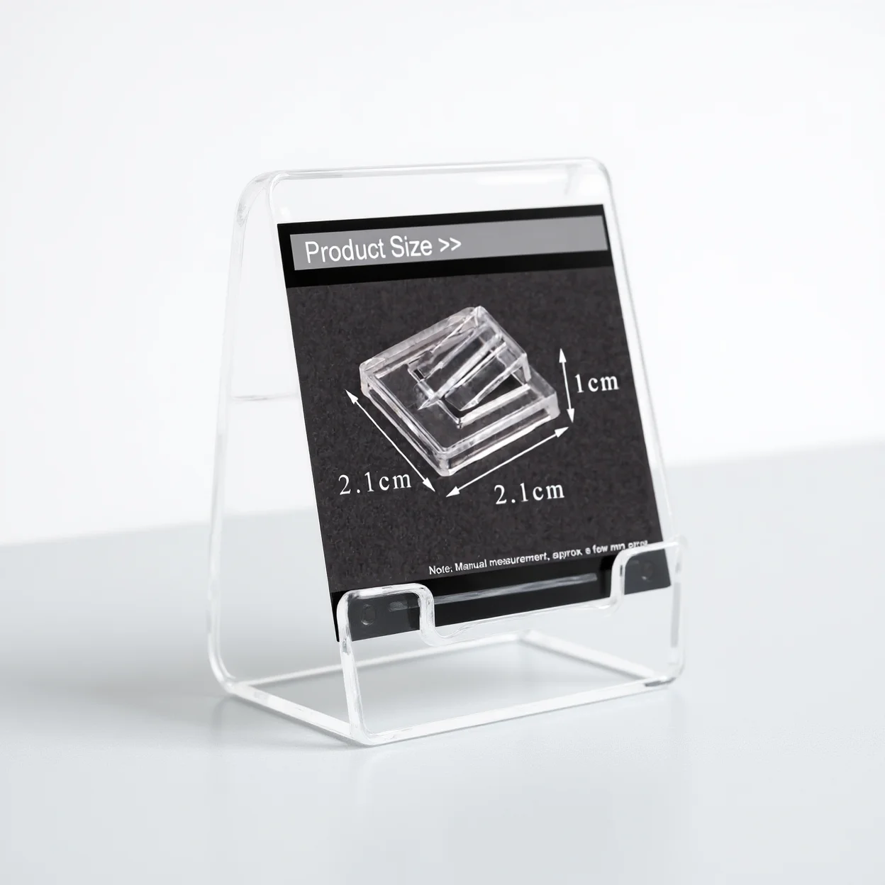 Ring Showcase Holder Stable Transparent Plastic Ring Holder Jewelry Organization Prop Lightweight Acrylic Jewelry Display Stand
Ring Showcase Holder Stable Transparent Plastic Ring Holder Jewelry Organization Prop Lightweight Acrylic Jewelry Display Stand
